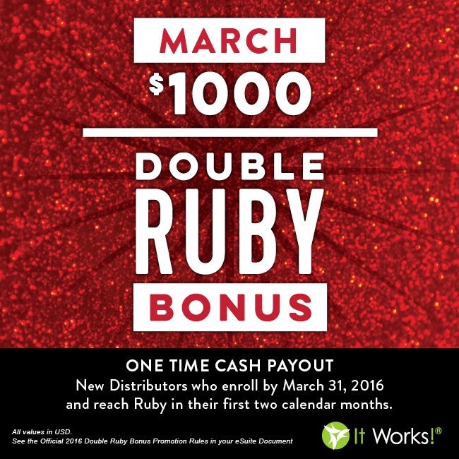 march ruby bonus